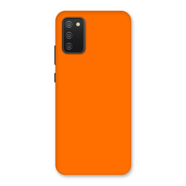 Mac Orange Back Case for Galaxy F02s