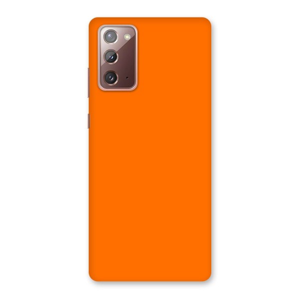 Mac Orange Back Case for Galaxy Note 20