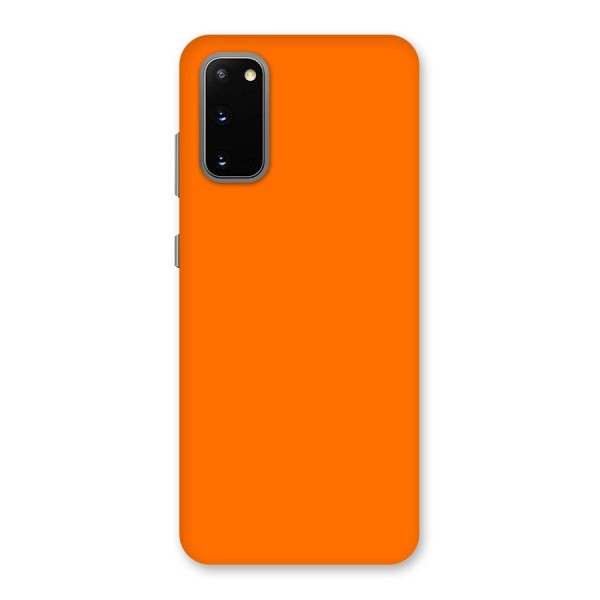 Mac Orange Back Case for Galaxy S20