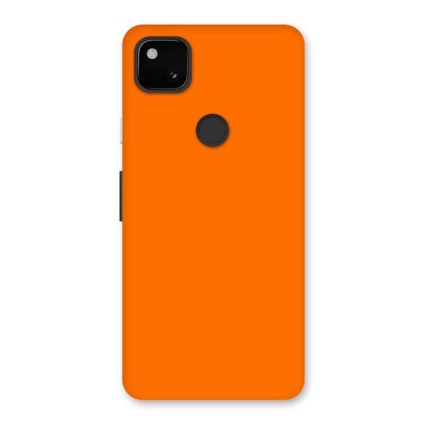 Mac Orange Back Case for Google Pixel 4a