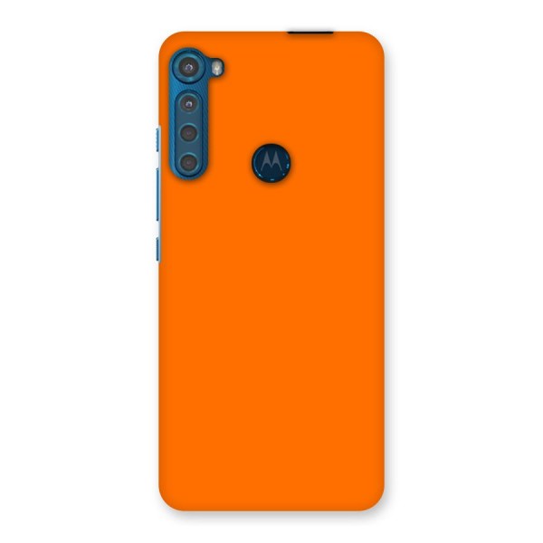 Mac Orange Back Case for Motorola One Fusion Plus
