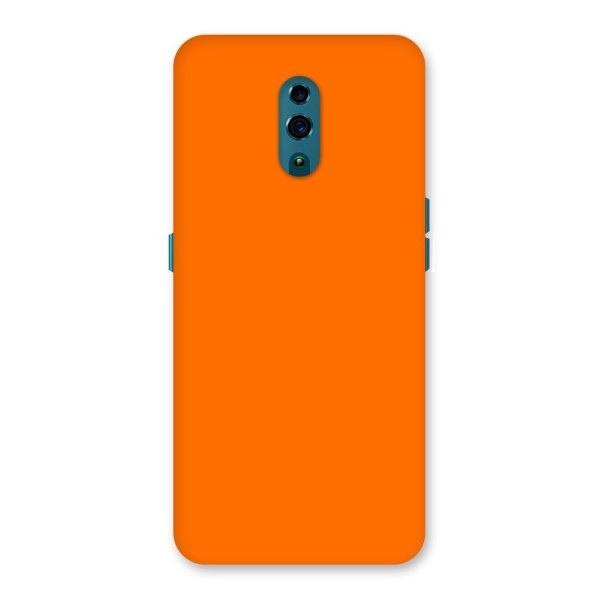 Mac Orange Back Case for Oppo Reno