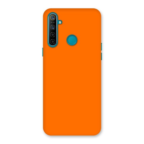 Mac Orange Back Case for Realme 5i