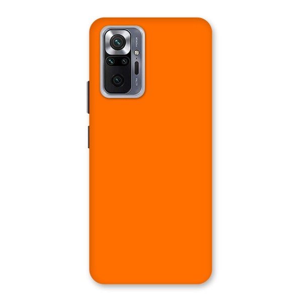 Mac Orange Back Case for Redmi Note 10 Pro Max