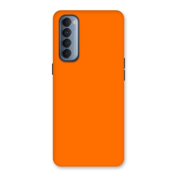 Mac Orange Back Case for Reno4 Pro
