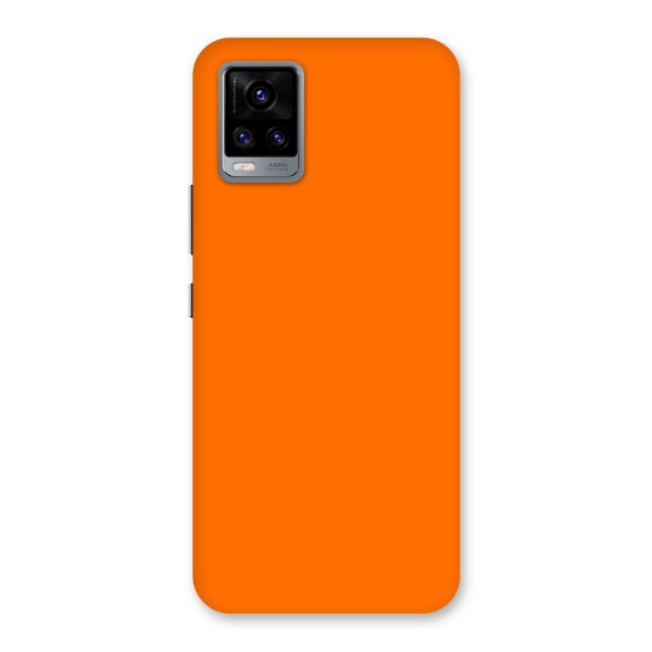 Mac Orange Back Case for Vivo V20