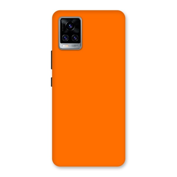 Mac Orange Back Case for Vivo V20 Pro