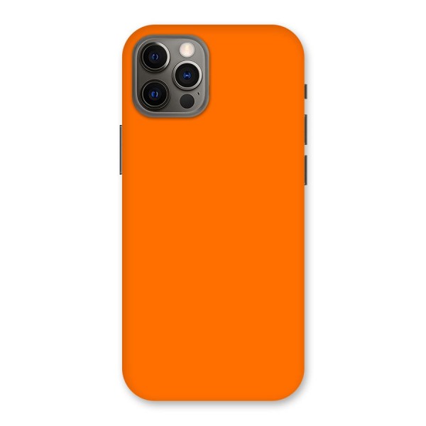 Mac Orange Back Case for iPhone 12 Pro