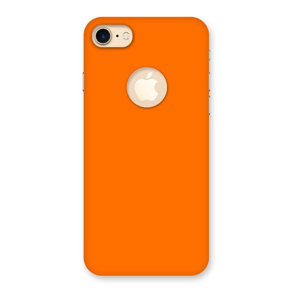Mac Orange Back Case for iPhone 8 Logo Cut