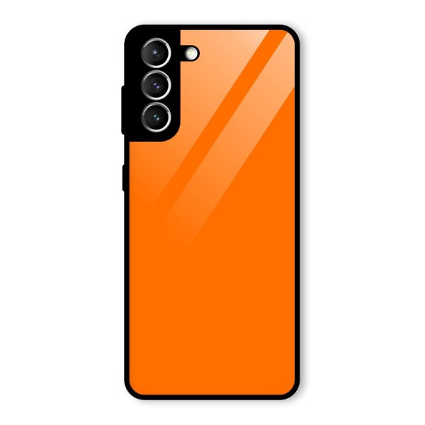 Mac Orange Glass Back Case for Galaxy S21 5G