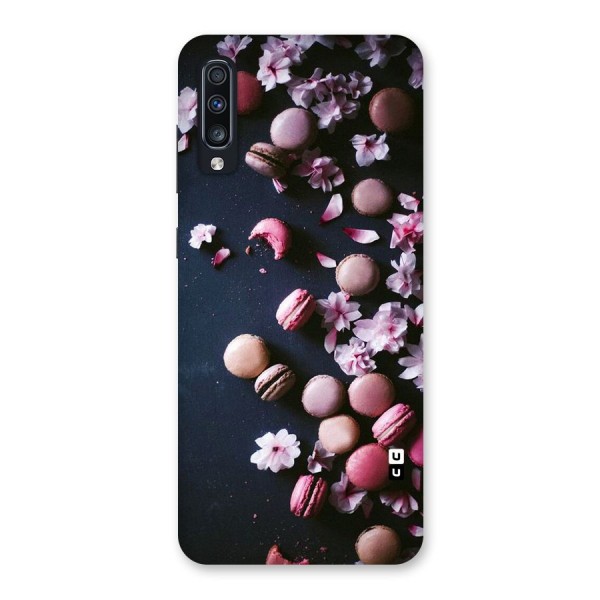 Macaroons And Cheery Blossoms Back Case for Galaxy A70