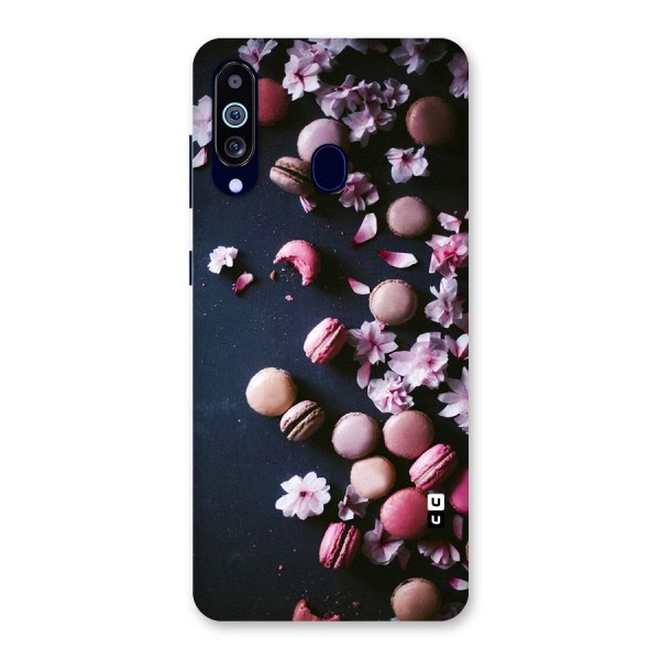 Macaroons And Cheery Blossoms Back Case for Galaxy M40