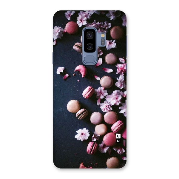 Macaroons And Cheery Blossoms Back Case for Galaxy S9 Plus