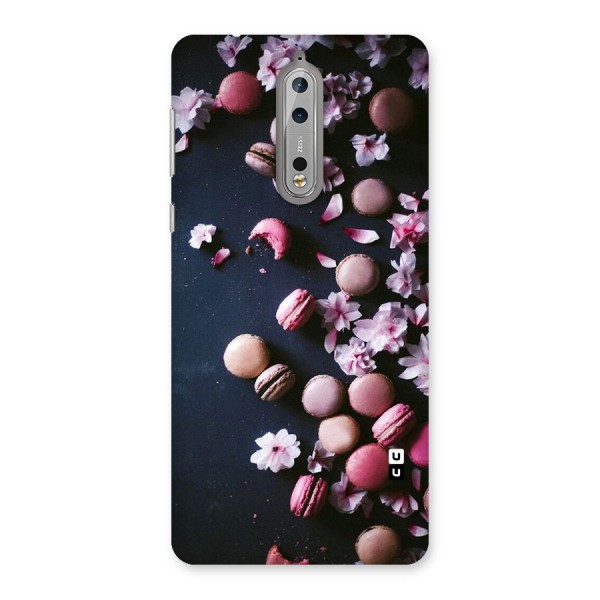 Macaroons And Cheery Blossoms Back Case for Nokia 8