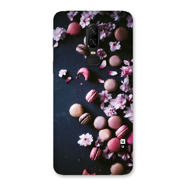 Macaroons And Cheery Blossoms Back Case for OnePlus 6