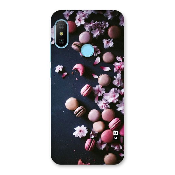 Macaroons And Cheery Blossoms Back Case for Redmi 6 Pro