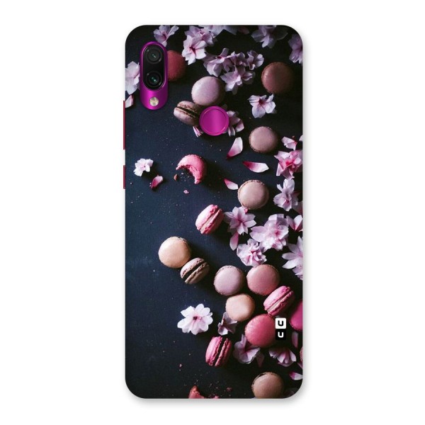 Macaroons And Cheery Blossoms Back Case for Redmi Note 7 Pro