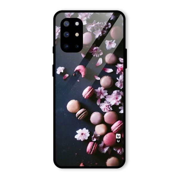 Macaroons And Cheery Blossoms Glass Back Case for OnePlus 8T