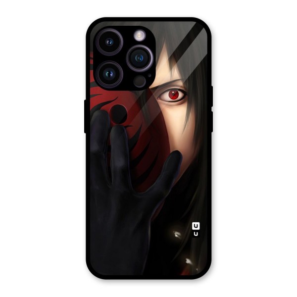 Madara Sharingan Glass Back Case for iPhone 14 Pro Max