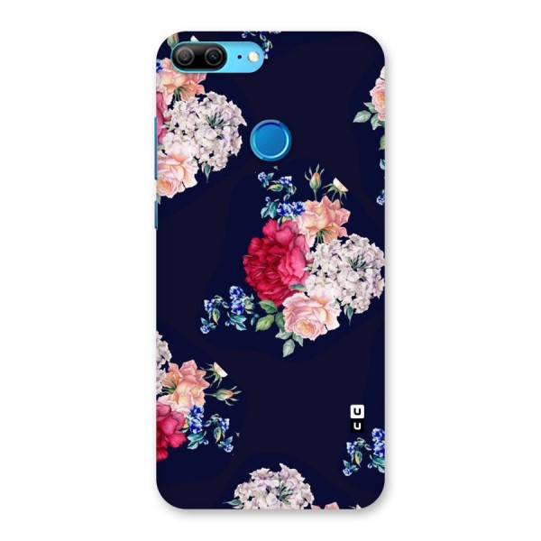 Magenta Peach Floral Back Case for Honor 9 Lite