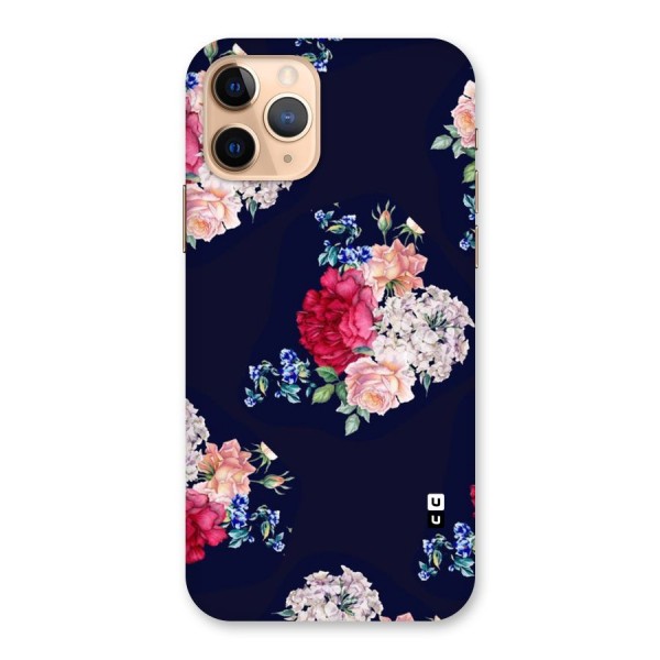 Magenta Peach Floral Back Case for iPhone 11 Pro