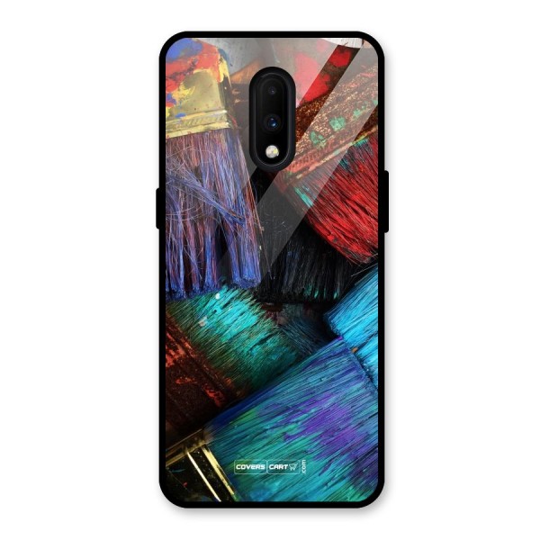 Magic Brushes Glass Back Case for OnePlus 7