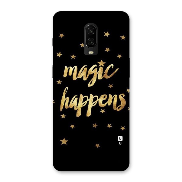 Magic Happens Back Case for OnePlus 6T