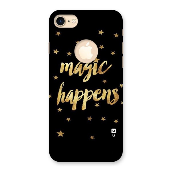 Magic Happens Back Case for iPhone 7 Logo Cut