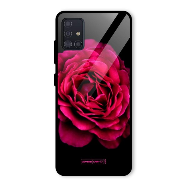 Magical Rose Glass Back Case for Galaxy A51