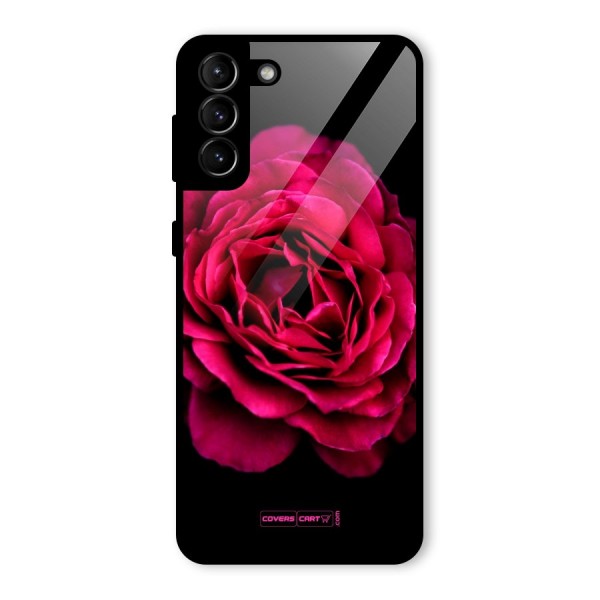 Magical Rose Glass Back Case for Galaxy S21 Plus