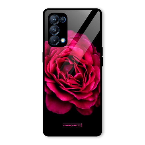 Magical Rose Glass Back Case for Oppo Reno5 Pro 5G