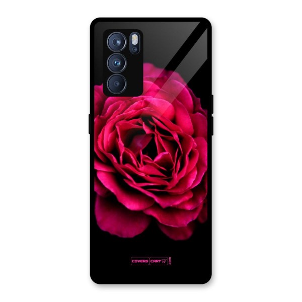 Magical Rose Glass Back Case for Oppo Reno6 Pro 5G