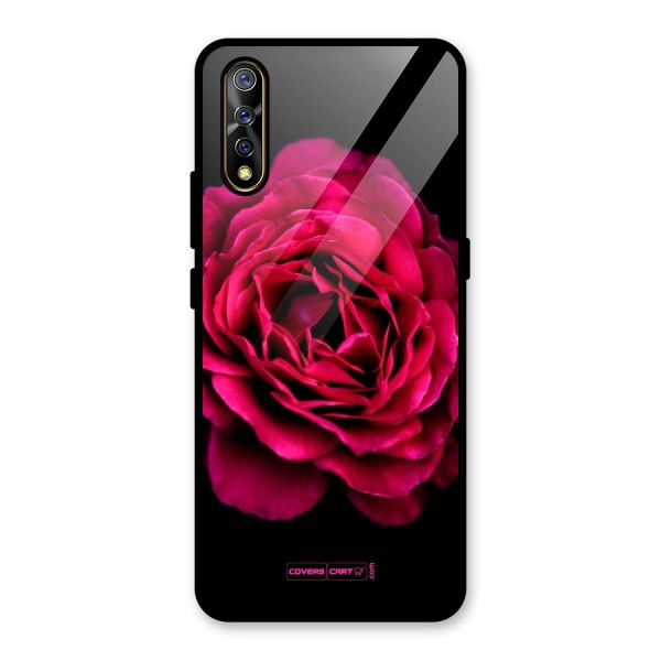 Magical Rose Glass Back Case for Vivo Z1x