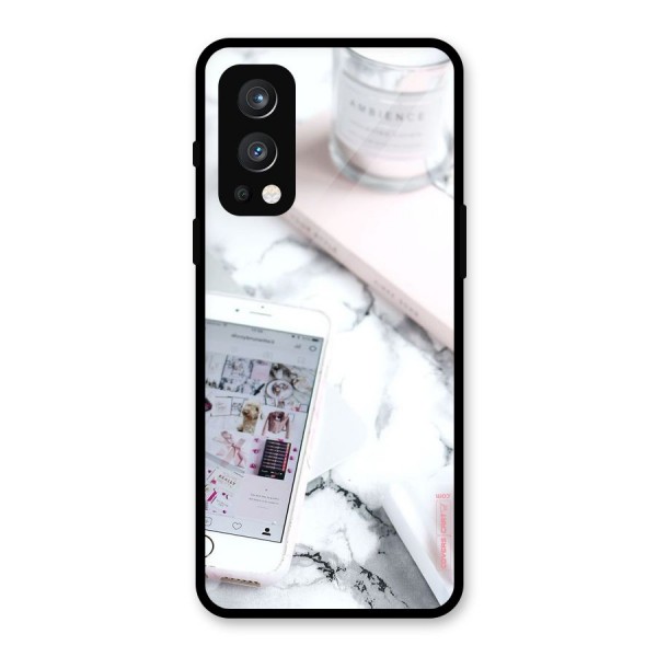 Make Up And Phone Glass Back Case for OnePlus Nord 2 5G