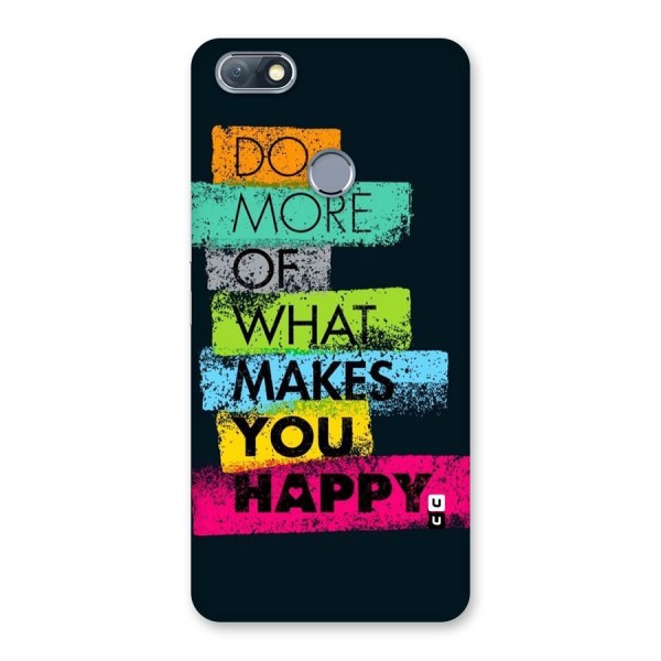 Makes You Happy Back Case for Infinix Note 5
