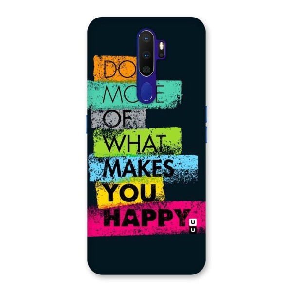 Makes You Happy Back Case for Oppo A9 (2020)