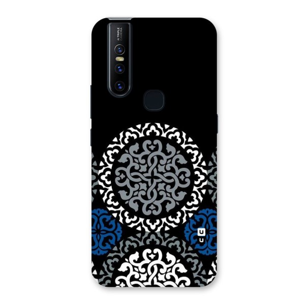 Mandala Circle Pattern Back Case for Vivo V15