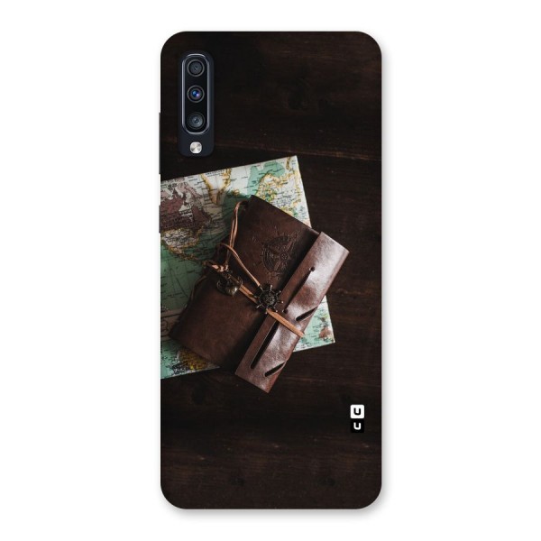 Map Journal Back Case for Galaxy A70s