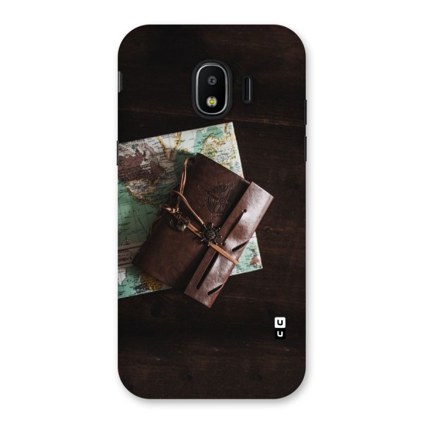 Map Journal Back Case for Galaxy J2 Pro 2018