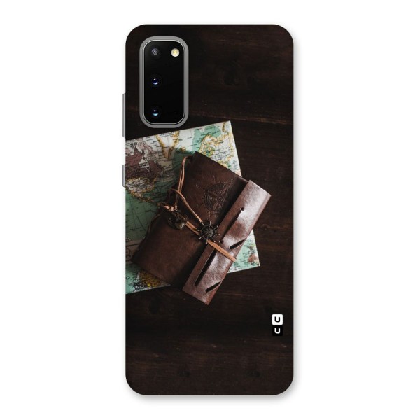 Map Journal Back Case for Galaxy S20