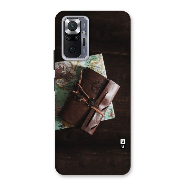 Map Journal Back Case for Redmi Note 10 Pro Max