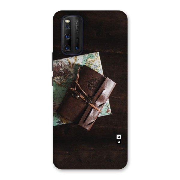 Map Journal Back Case for Vivo iQOO 3