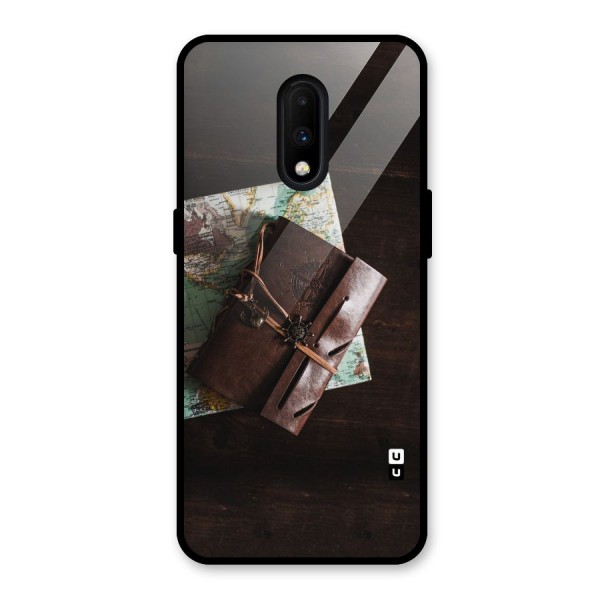 Map Journal Glass Back Case for OnePlus 7