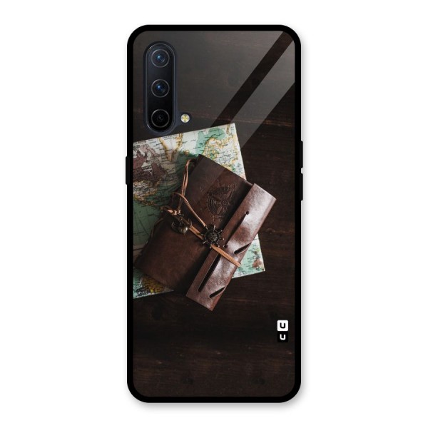 Map Journal Glass Back Case for OnePlus Nord CE 5G