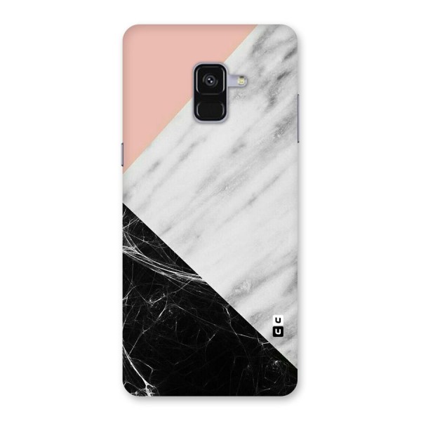 Marble Cuts Back Case for Galaxy A8 Plus