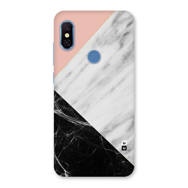 Marble Cuts Back Case for Redmi Note 6 Pro