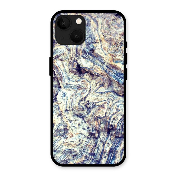 Marble Pattern Glass Back Case for iPhone 13