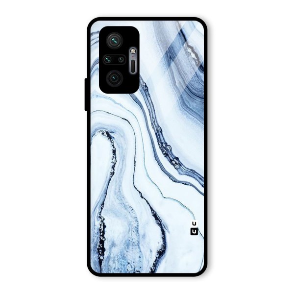 Marble Style (Printed) Glass Back Case for Redmi Note 10 Pro