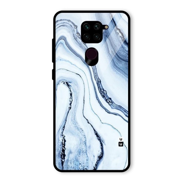 Marble Style (Printed) Glass Back Case for Redmi Note 9