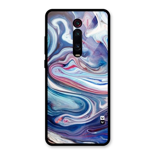 Marble Style Printed Glass Back Case for Redmi K20 Pro